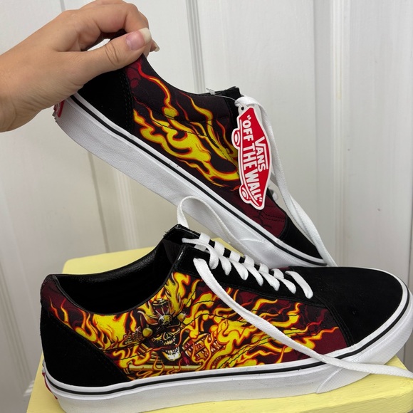 Vans Other - Vans Men’s Old Skool Samurai Rising Flames Black Sneakers